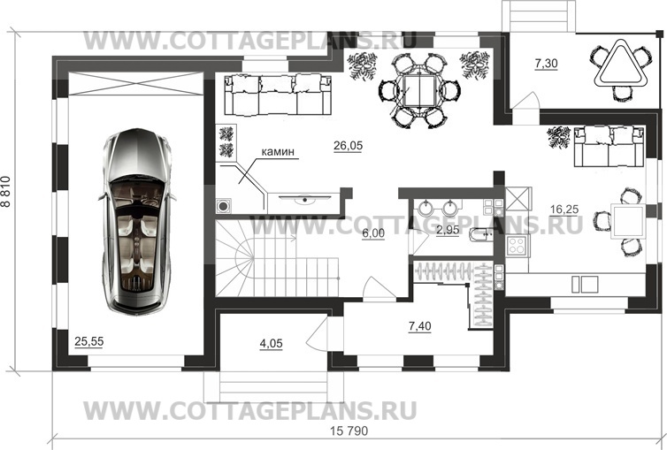 Поэтажные планы проект дома 15-32 общ. площадь 144,10 м2