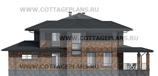 Фасады проект дома 101-89 общ. площадь 406,10 м2