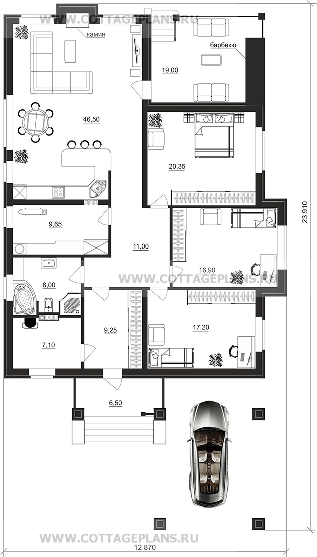 Поэтажные планы проект дома 900-20 общ. площадь 146,00 м2