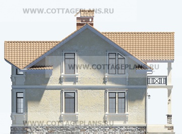 Фасады проект дома 15-75 общ. площадь 256,04 м2