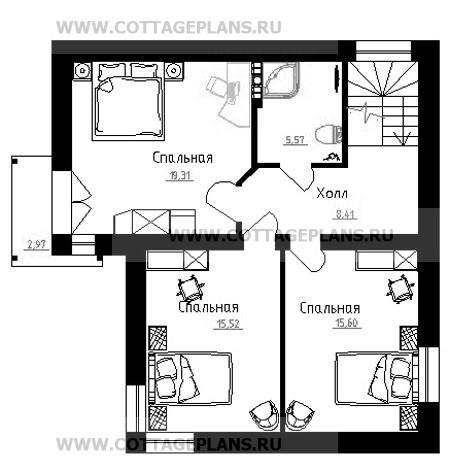 Поэтажные планы проект дома 20-87 общ. площадь 190,08 м2