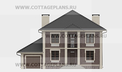 Фасады проект дома 76-13 общ. площадь 299,50 м2