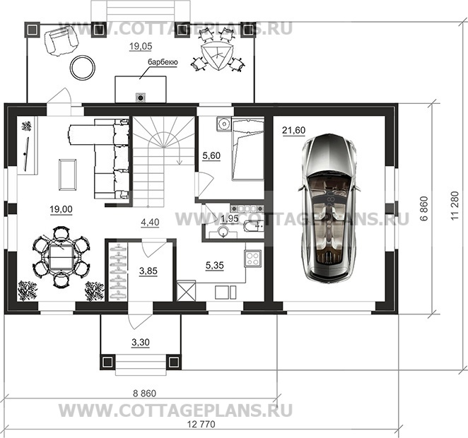 Поэтажные планы проект дома 76-85 общ. площадь 145,80 м2