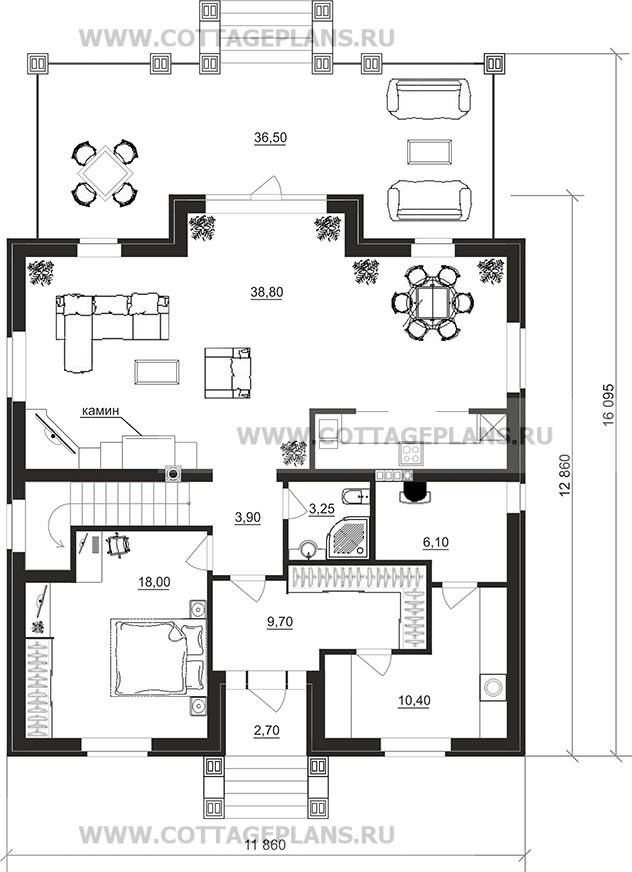 Поэтажные планы проект дома 77-02 общ. площадь 200,70 м2