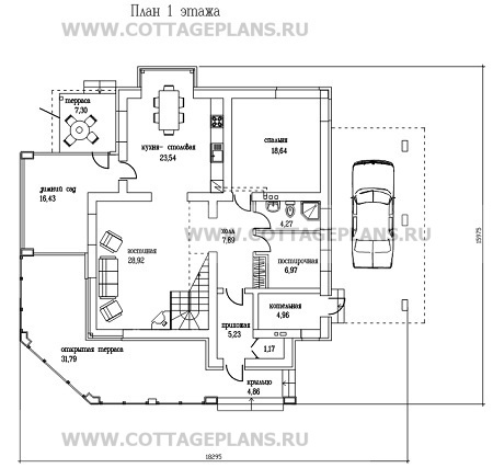 Поэтажные планы проект дома 58-99 общ. площадь 217,5 м2