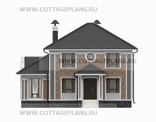 Фасады проект дома 71-30 общ. площадь 298,80 м2