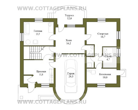 Поэтажные планы проект дома 50-64 общ. площадь 340,0м2