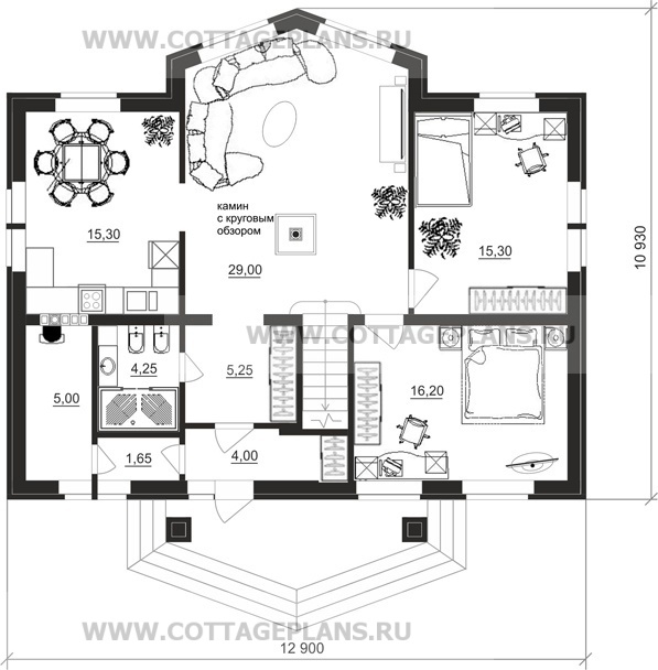 Поэтажные планы проект дома 15-16 общ. площадь 181,54 м2