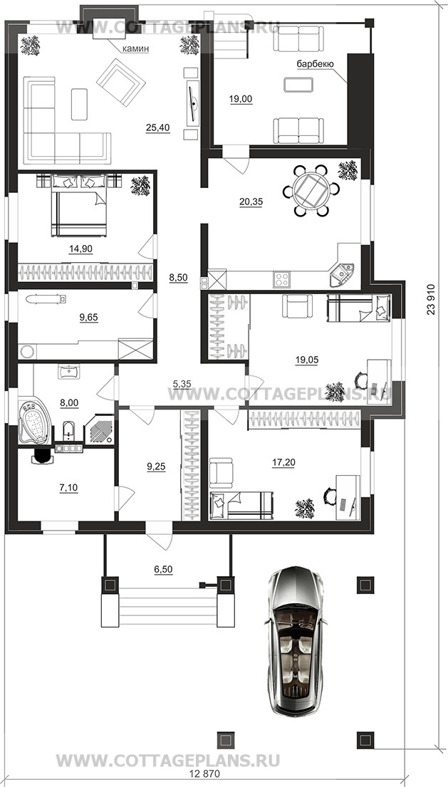 Поэтажные планы проект дома 900-20 общ. площадь 146,00 м2