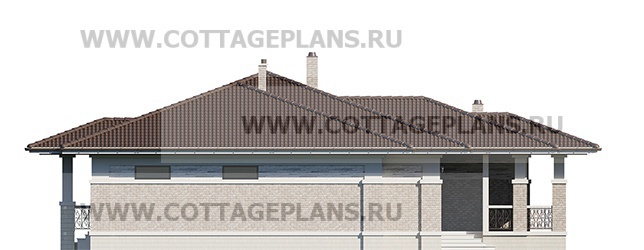 Фасады проект дома 07-71 общ. площадь 160,25 м2