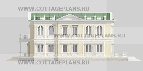 Фасады проект дома 75-84 общ. площадь 399,70 м2