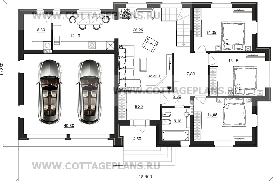 Поэтажные планы проект дома 28-49 общ. площадь 252,30 м2