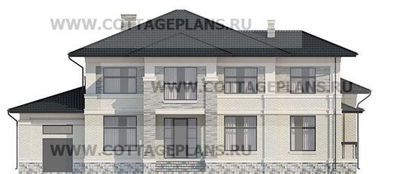 Фасады проект дома 102-81 общ. площадь 264,55 м2