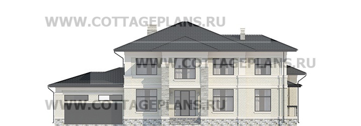 Фасады проект дома 102-80 общ. площадь 386,35 м2