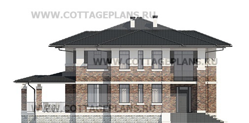 Фасады проект дома 101-79 общ. площадь 317,40 м2