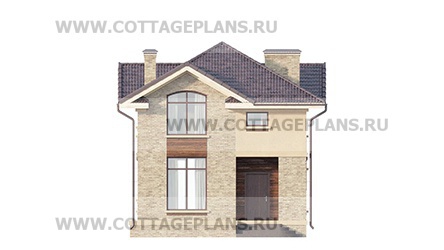 Фасады проект дома 104-79 общ. площадь 92,85 м2