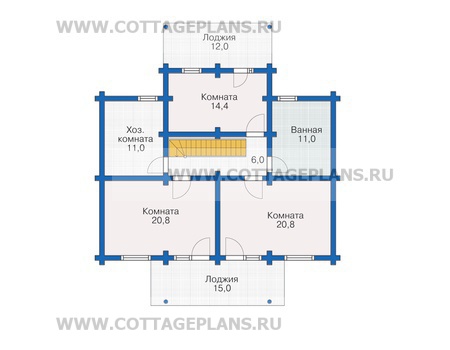 Поэтажные планы проект дома 12-18 общ. площадь 170.9 м2
