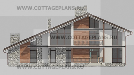 Фасады проект дома 78-33 общ. площадь 510,00 м2