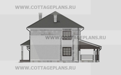 Фасады проект дома 15-66 общ. площадь 173,50 м2