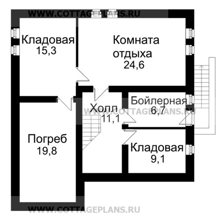 Поэтажные планы проект дома 30-03 общ. площадь 284,0м2