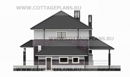 Фасады проект дома 29-27 общ. площадь 202,55 м2