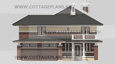 Фасады проект дома 29-04 общ. площадь 245,75 м2
