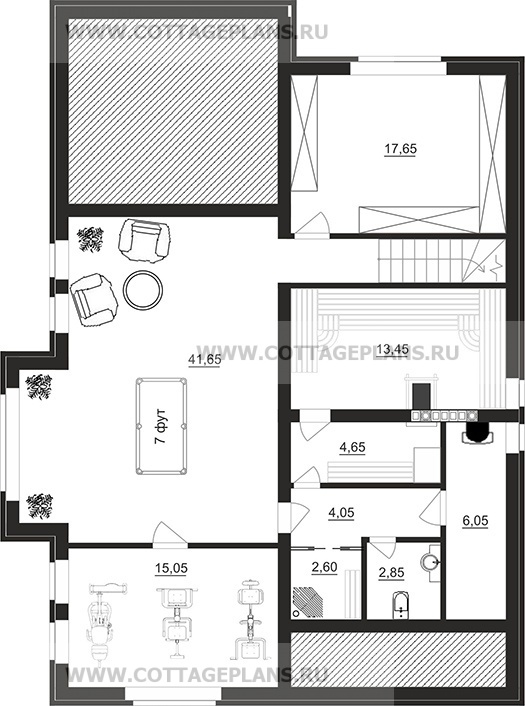 Поэтажные планы проект дома 78-51 общ. площадь 324,50 м2