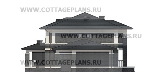 Фасады проект дома 205-10 общ. площадь 572,45 м2