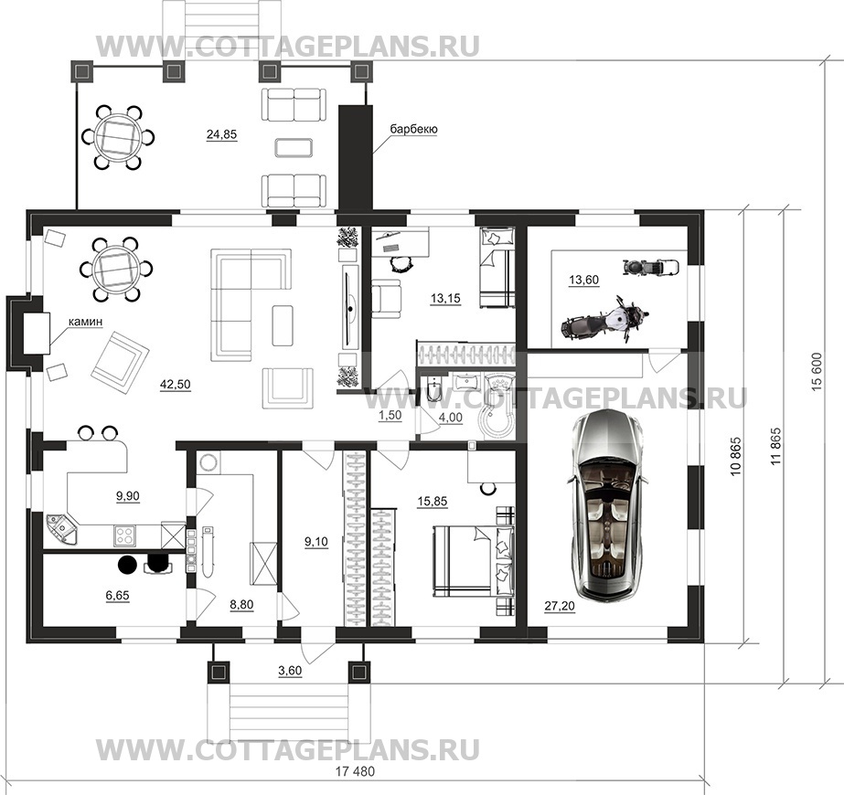 Поэтажные планы проект дома 902-16 общ. площадь 152,25 м2