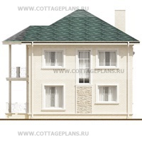 Фасады проект дома 14-90 общ. площадь 229,89 м2