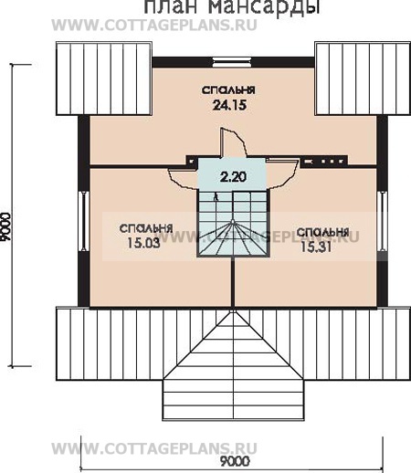 Поэтажные планы проект дома 52-85 общ. площадь 137м2