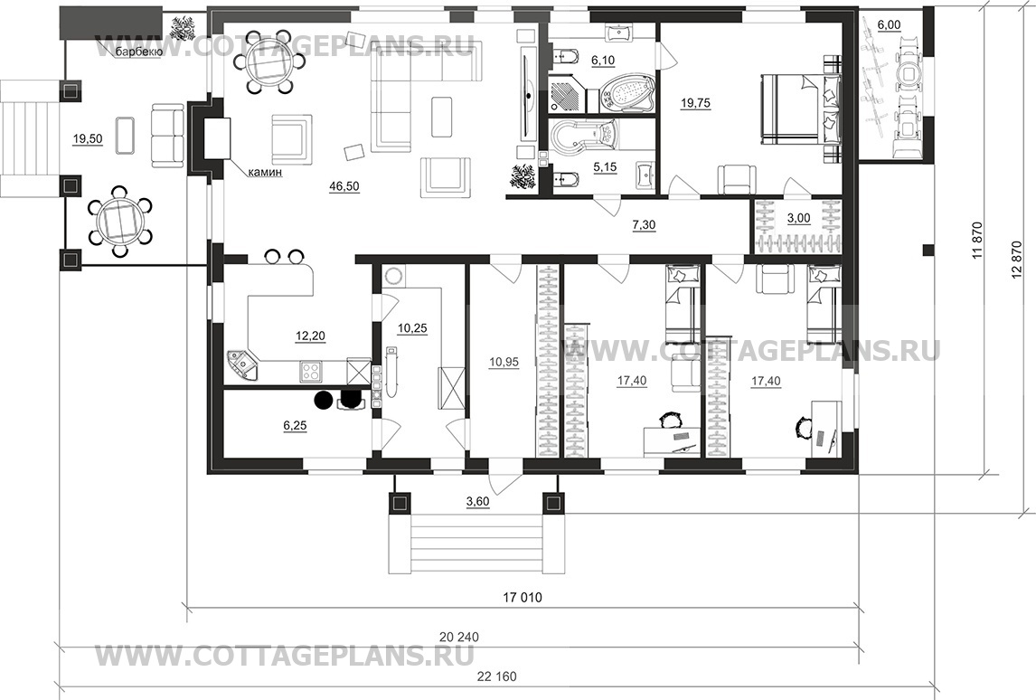 Поэтажные планы проект дома 900-71 общ. площадь 162,25 м2