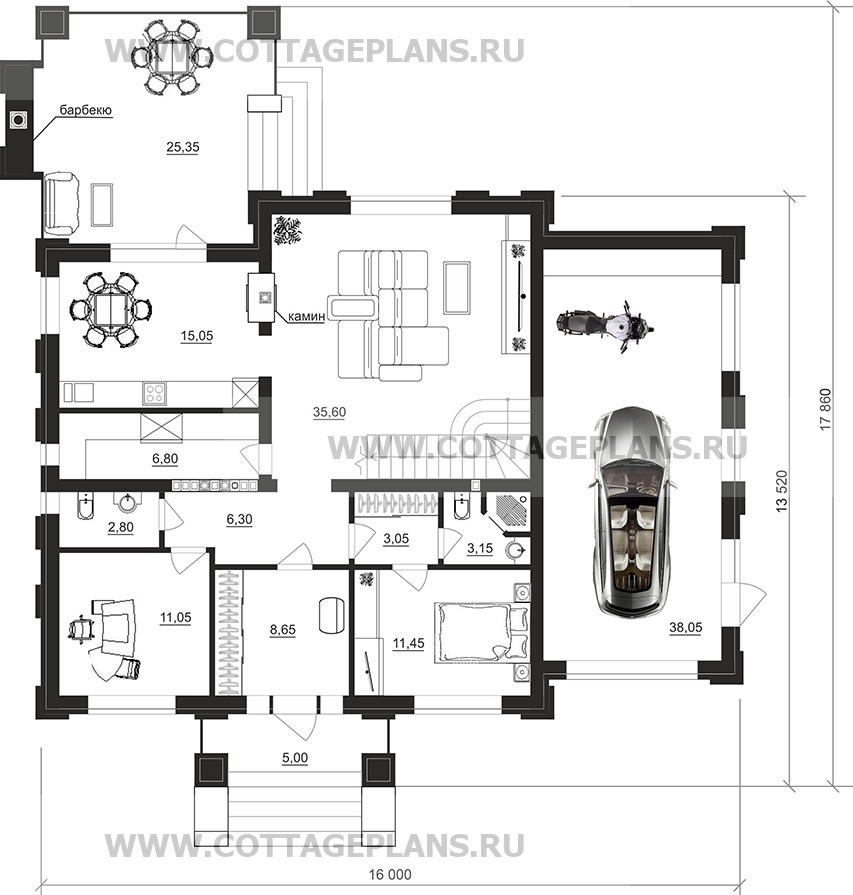 Поэтажные планы проект дома 103-93 общ. площадь 322,1 м2