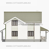 Фасады проект дома 14-26 общ. площадь 182,85 м2