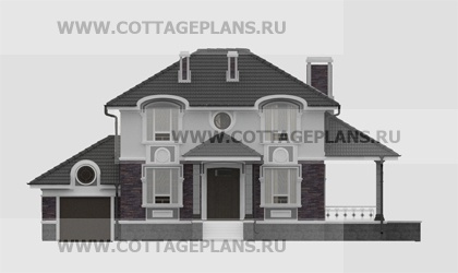 Фасады проект дома 92-44 общ. площадь 151,45 м2