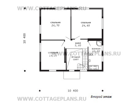 Поэтажные планы проект дома 58-42 общ. площадь 178,58м2