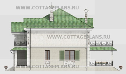 Фасады проект дома 14-05 общ. площадь 202,45 м2