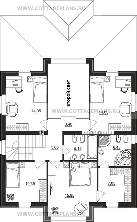 Поэтажные планы проект дома 98-28 общ. площадь 263,00 м2