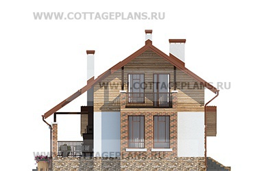 Фасады проект дома 74-11 общ. площадь 93,70 м2