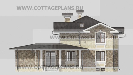 Фасады проект дома 23-52 общ. площадь 217,80 м2