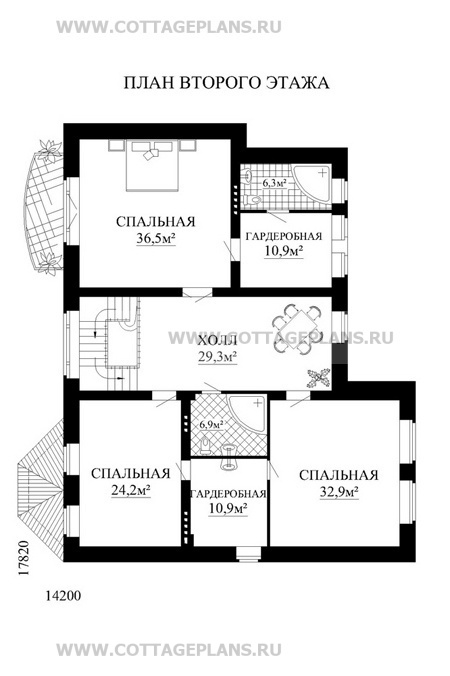 Поэтажные планы проект дома 31-61 общ. площадь 482,5м2