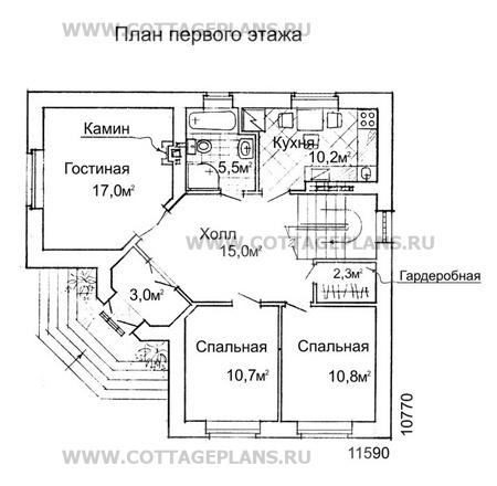 Поэтажные планы проект дома 31-82 общ. площадь 95,8м2