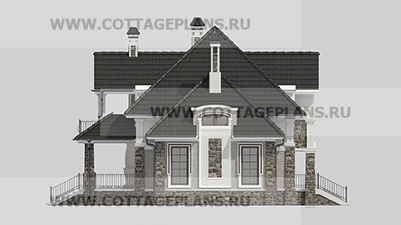 Фасады проект дома 75-80 общ. площадь 245,20 м2