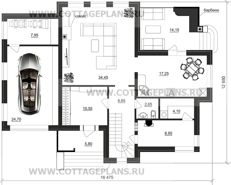 Поэтажные планы проект дома 204-59 общ. площадь 200,60 м2