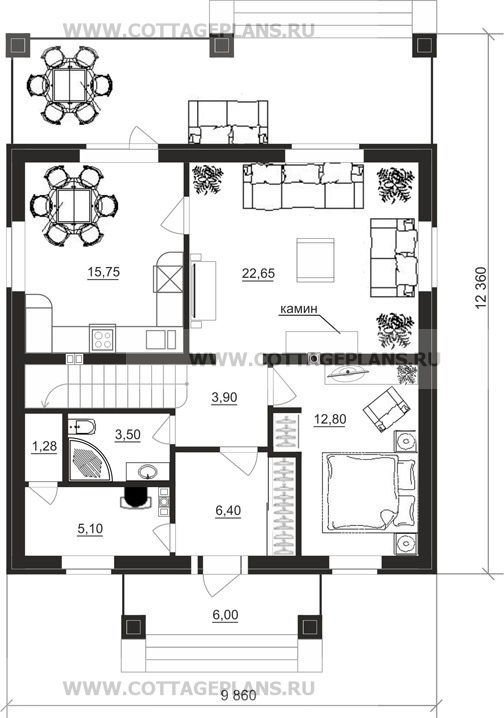 Поэтажные планы проект дома 15-65 общ. площадь 141,70 м2