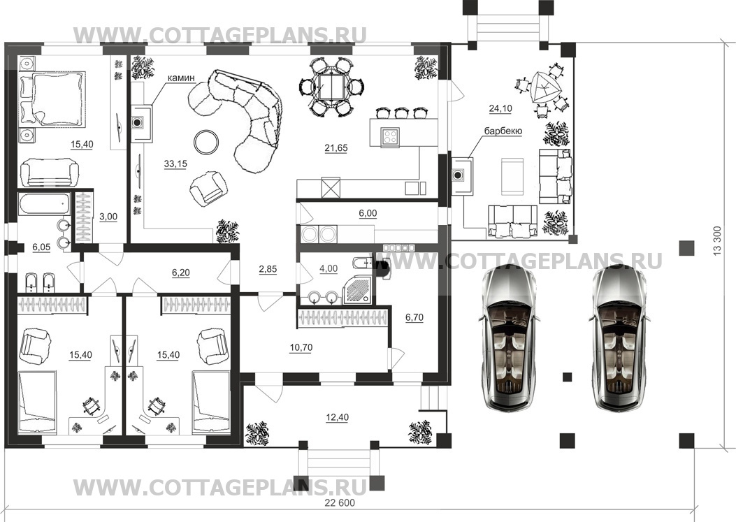 Поэтажные планы проект дома 27-00 общ. площадь 146,20м2