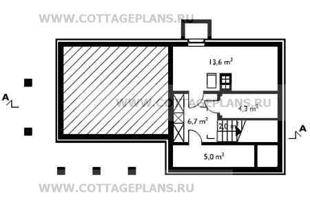 Поэтажные планы проект дома 55-89 общ. площадь 152,9м2