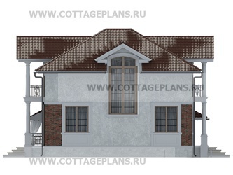 Фасады проект дома 15-92 общ. площадь 194,55 м2