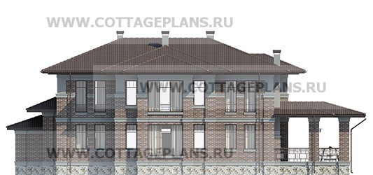 Фасады проект дома 102-26 общ. площадь 324,70 м2