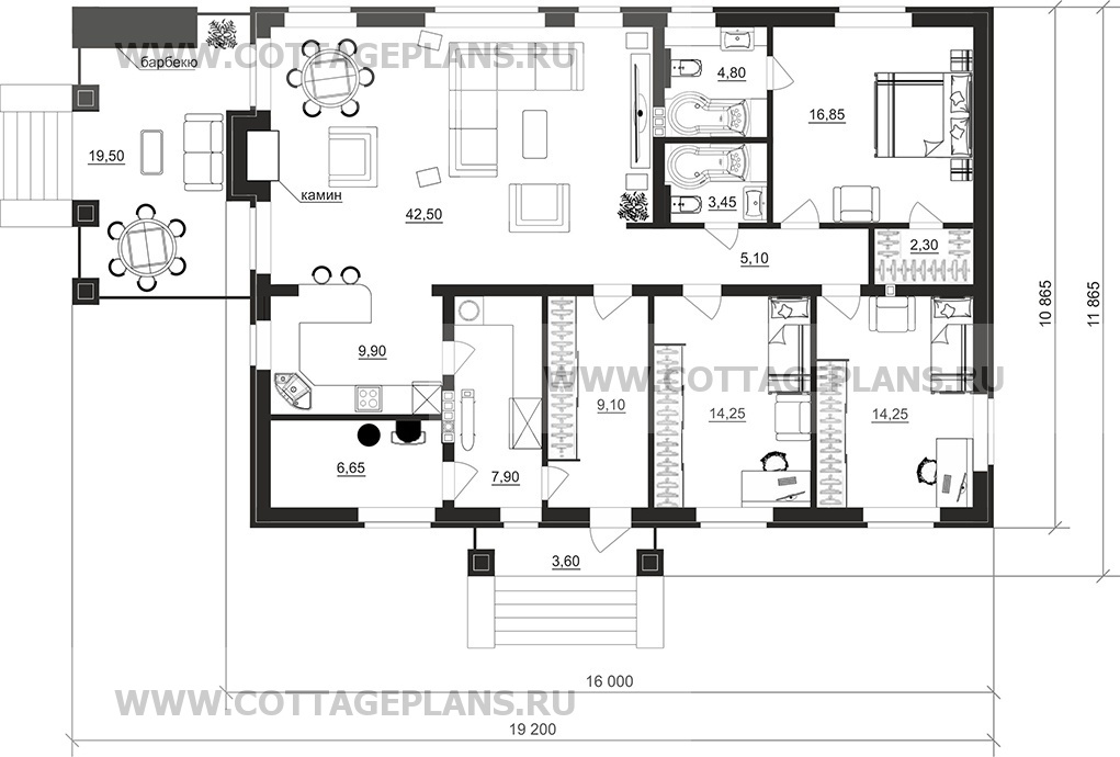 Поэтажные планы проект дома 900-70 общ. площадь 136,65 м2